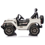 Elektrické autíčko Jeep 4x4, 24V - biele